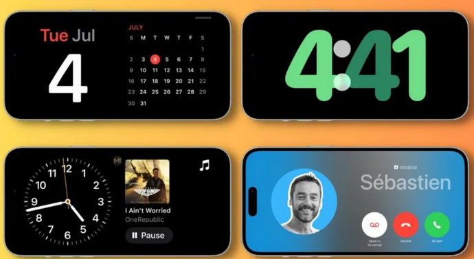 荆门苹果手机维修分享iOS17横屏充电待机显示有什么好处 