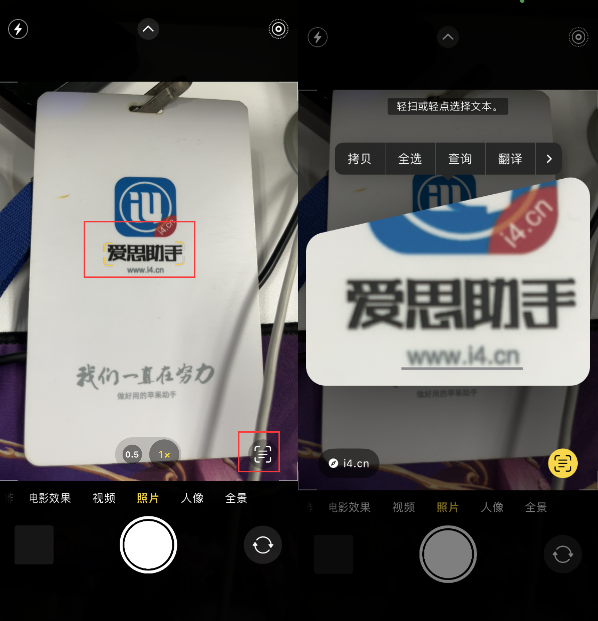荆门苹果手机维修分享升级iOS 16后如何通过相机翻译文本 