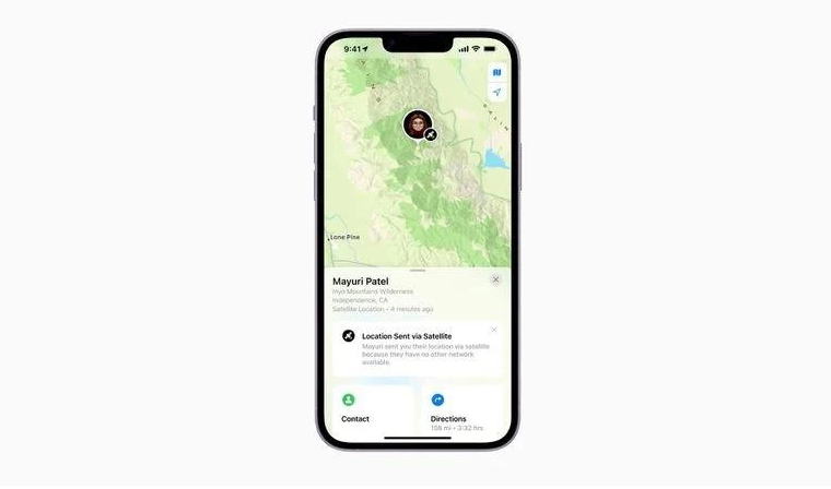 荆门苹果14维修分享iPhone14系列中 FindMy功能通过卫星分享位置方法教程 