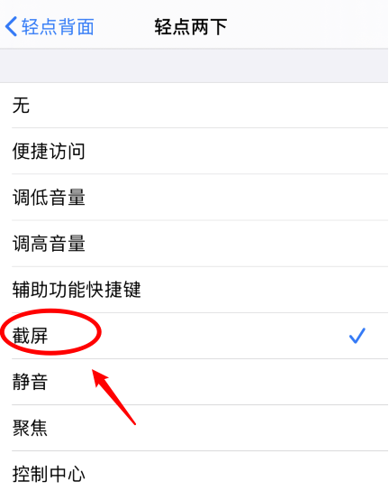 荆门苹果手机维修分享iPhone12如何启用双击截屏 